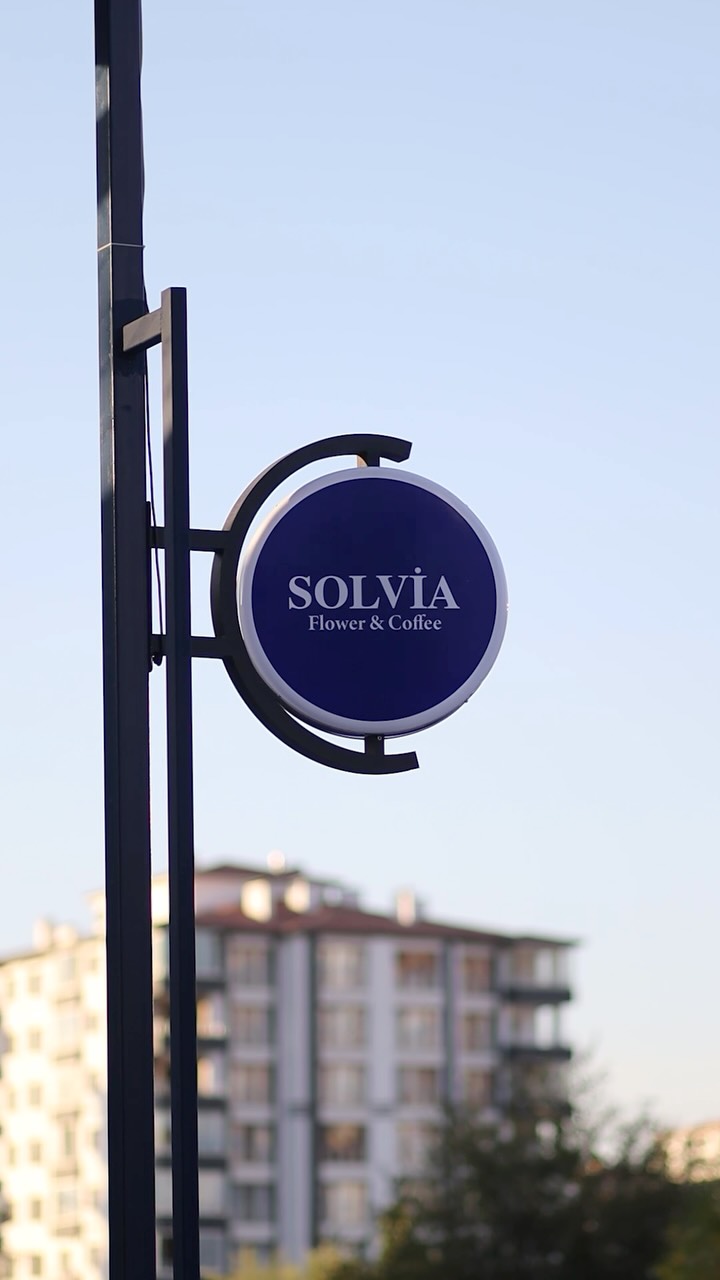 Solvia Flower & Coffee tabelası – Malatya çiçek kafe